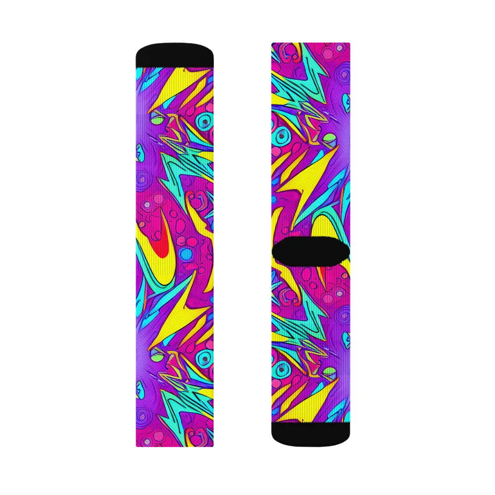 Nebula Radiance on Socks — Right Sock