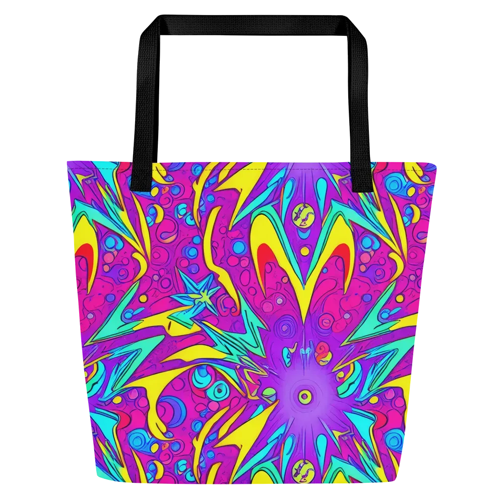 Nebula Radiance on Large Tote Bag W/ Pocket — Front