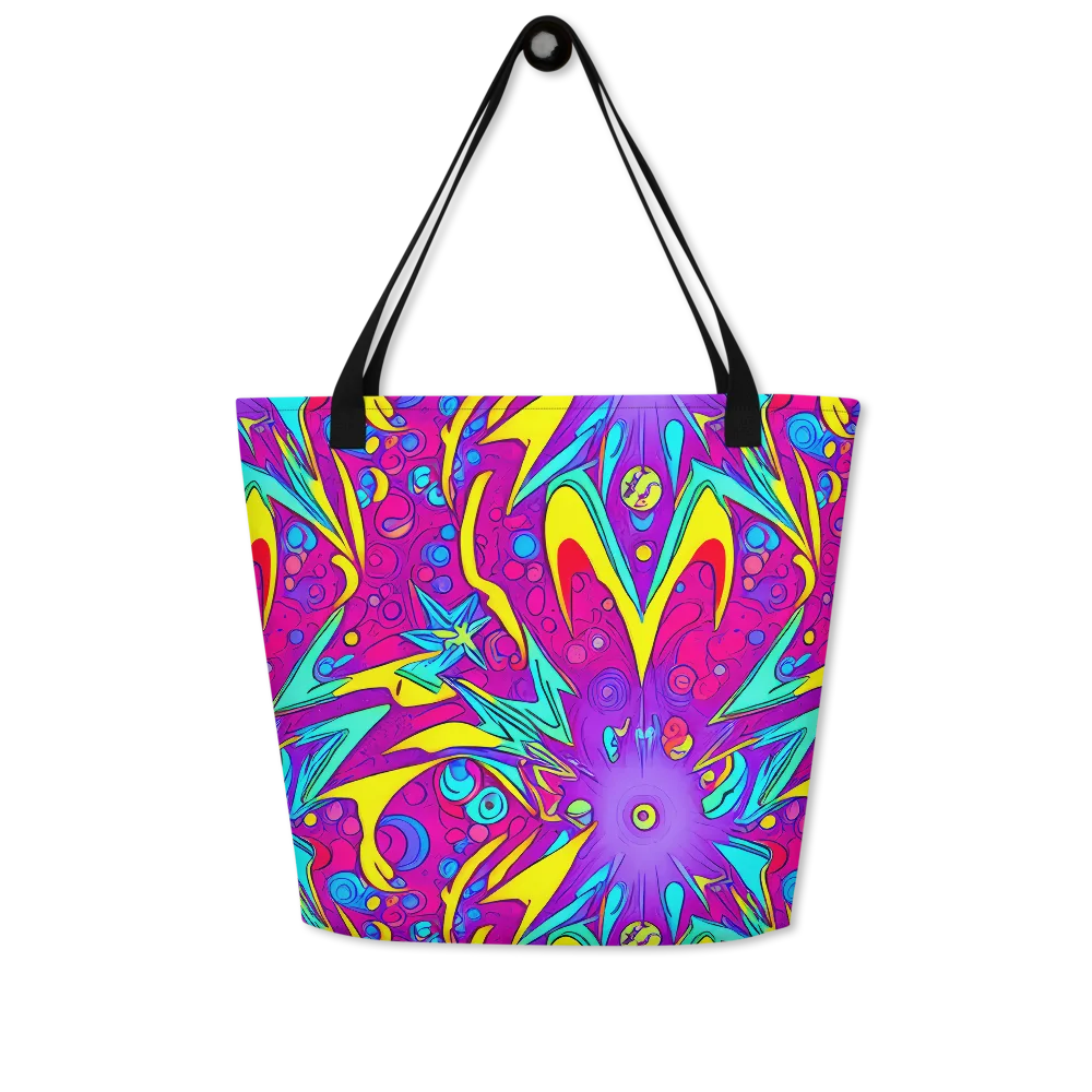 Nebula Radiance on Large Tote Bag W/ Pocket — Front