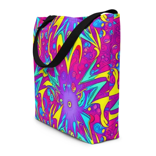 Nebula Radiance on a Large Tote Bag W/ Pocket