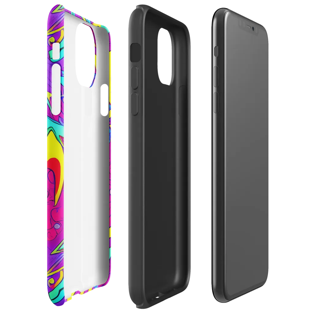 Nebula Radiance on Tough Case for iPhone® — Right