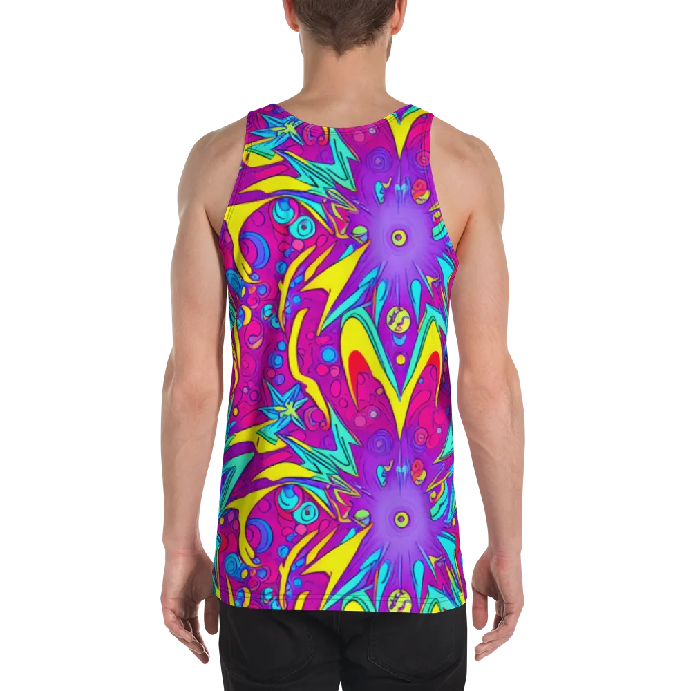Nebula Radiance on Men's Tank Top — Back