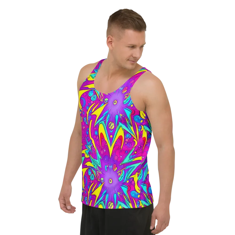 Nebula Radiance on Men's Tank Top — Left Front
