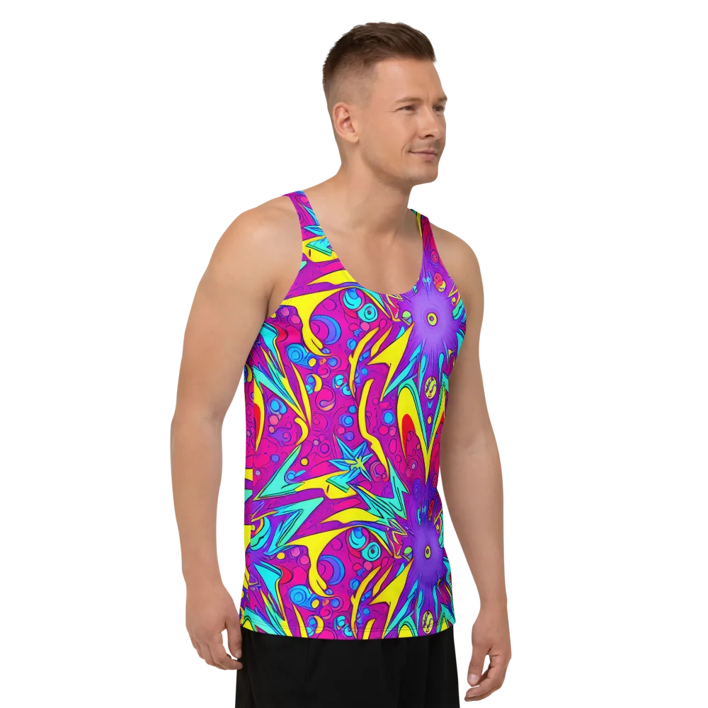 Nebula Radiance on Men's Tank Top — Right Front