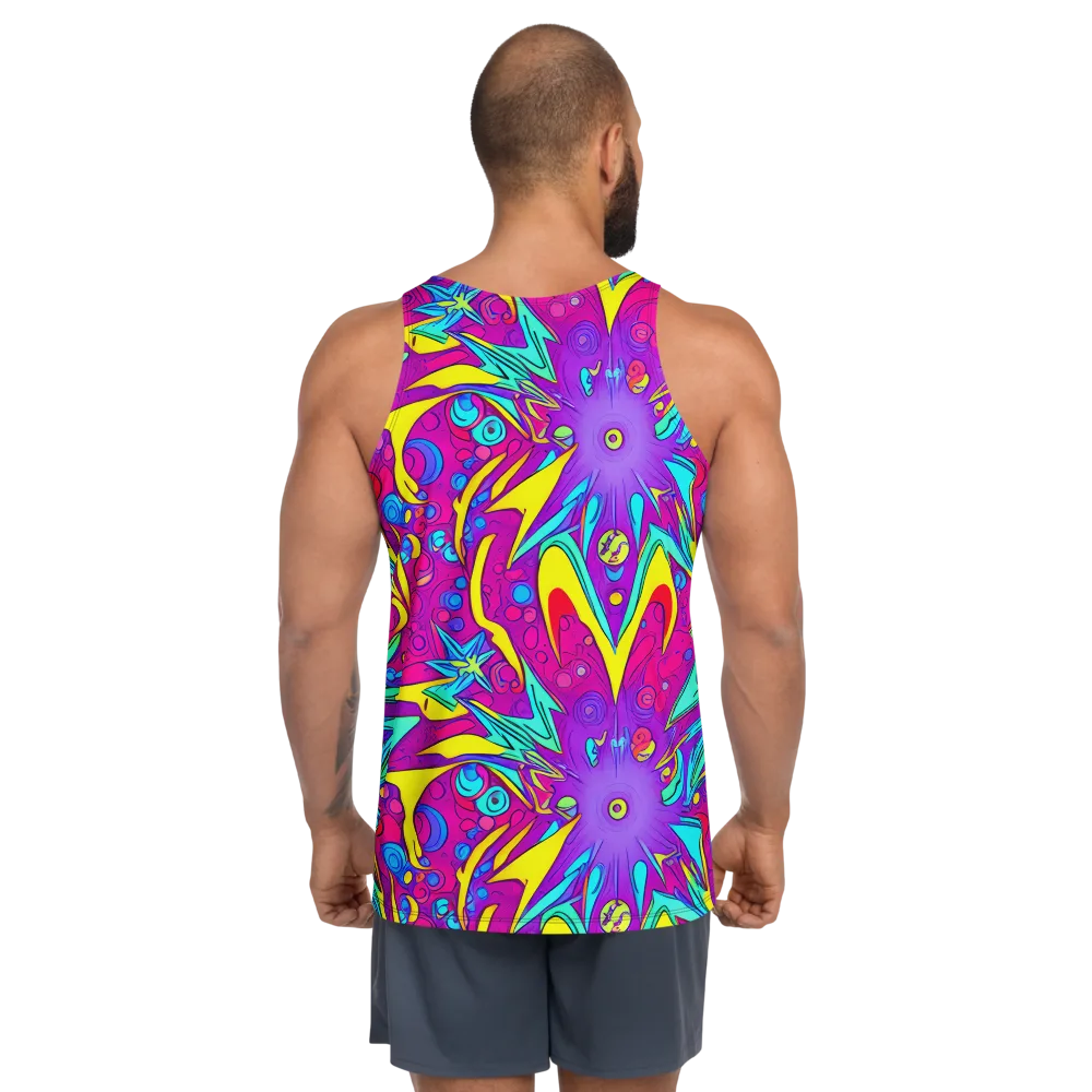 Nebula Radiance on Men's Tank Top — Back