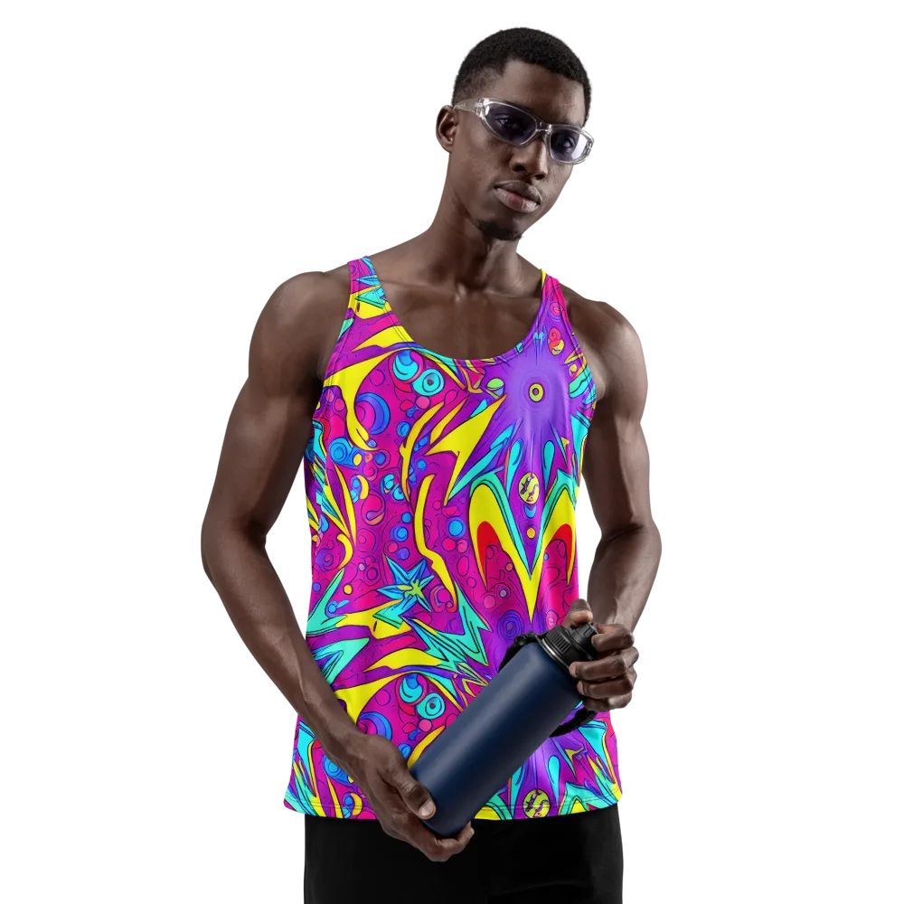 Nebula Radiance on Men's Tank Top — Front