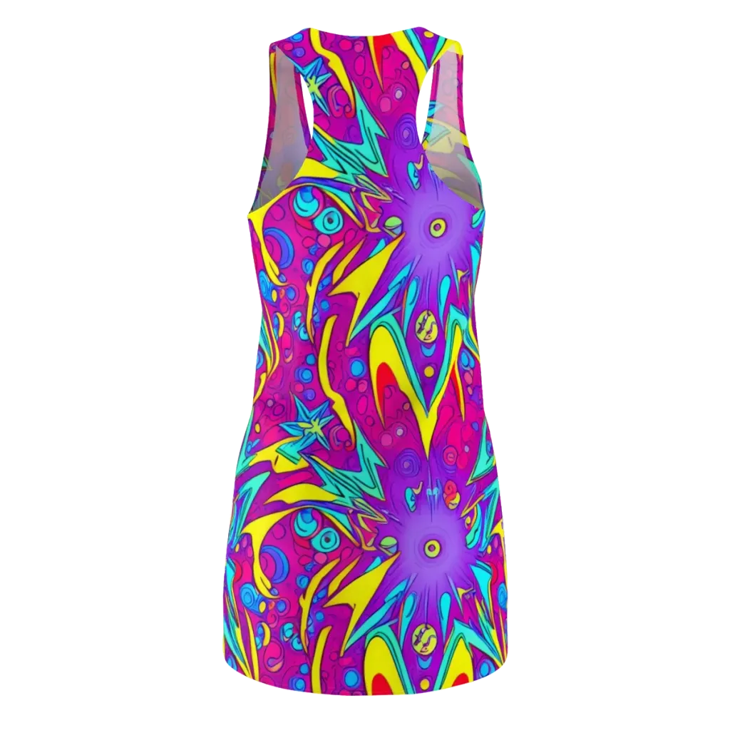 Nebula Radiance on Racerback Dress — Back