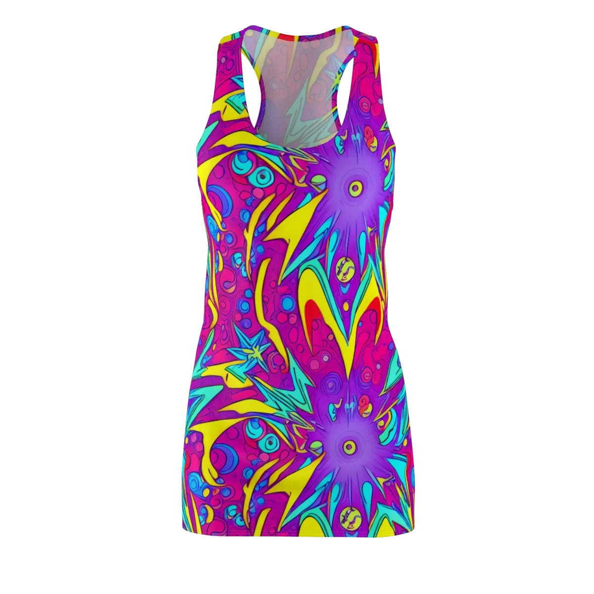 Nebula Radiance on Racerback Dress — Front
