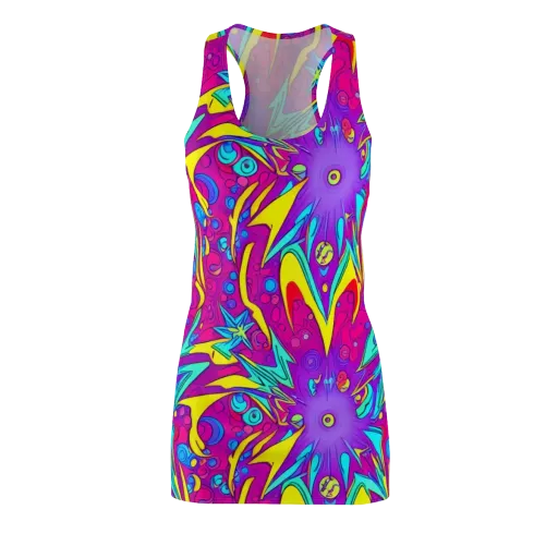 Nebula Radiance on a Racerback Dress
