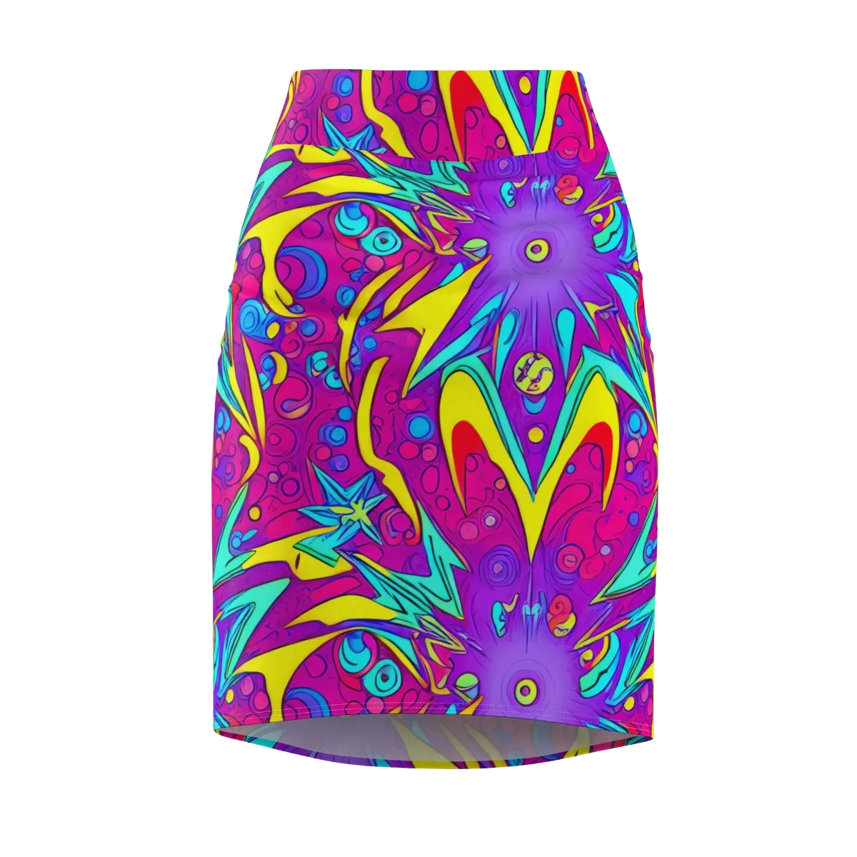 Nebula Radiance on Pencil Skirt — Front