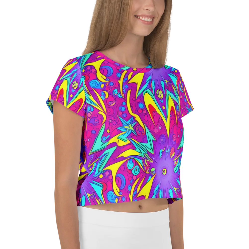Nebula Radiance on Crop Tee — Right