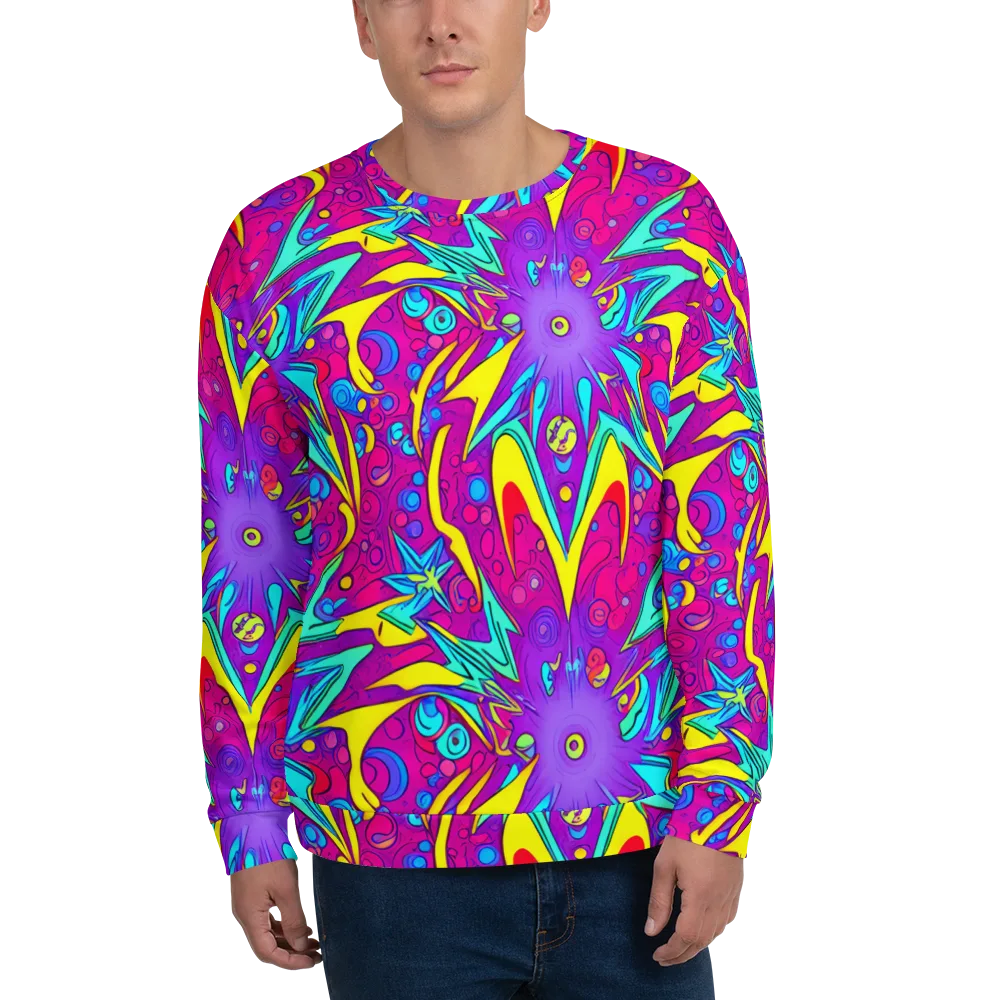 Nebula Radiance on Sweatshirt — Front