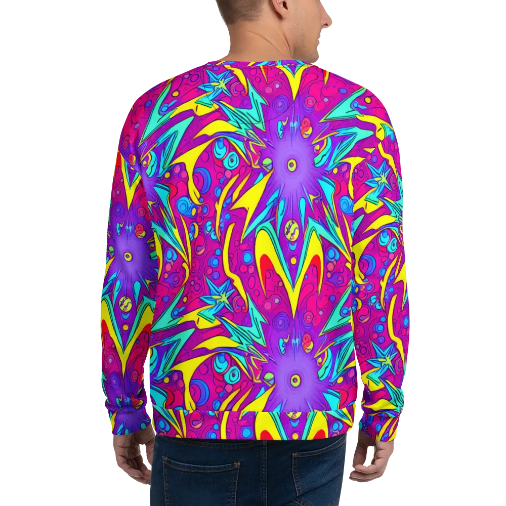 Nebula Radiance on Sweatshirt — Back