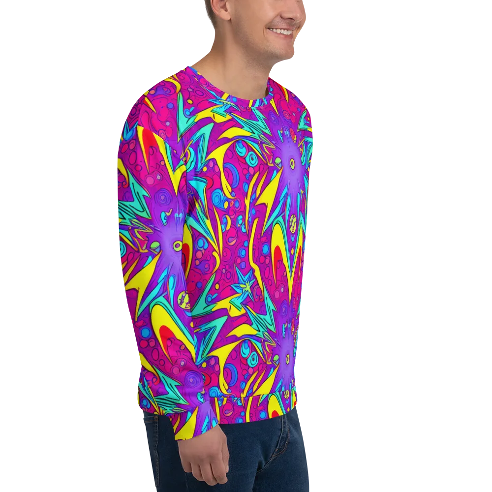 Nebula Radiance on Sweatshirt — Right Front