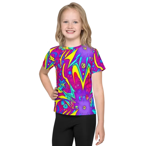 Nebula Radiance on a Kids Crew Neck T-Shirt