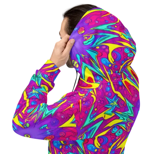 Nebula Radiance on a Hoodie
