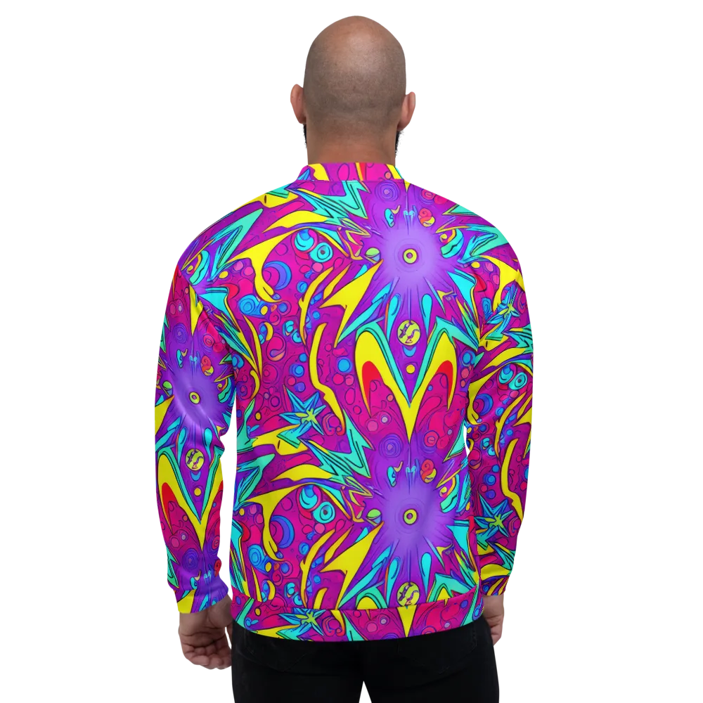 Nebula Radiance on Bomber Jacket — Back