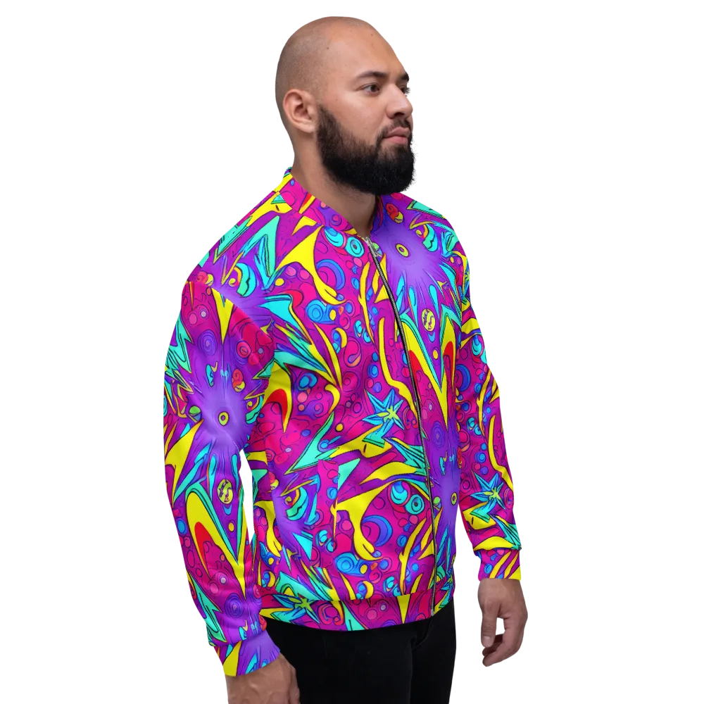 Nebula Radiance on Bomber Jacket — Right