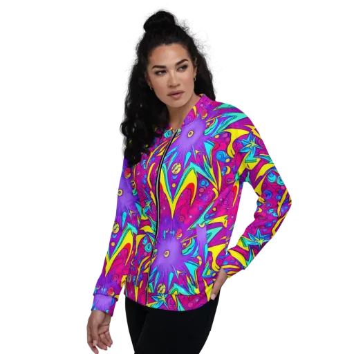 Nebula Radiance on a Bomber Jacket