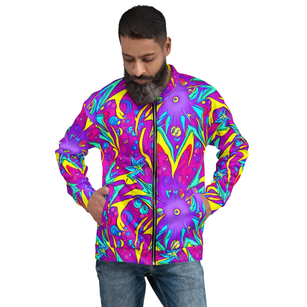 Nebula Radiance on Bomber Jacket — Front