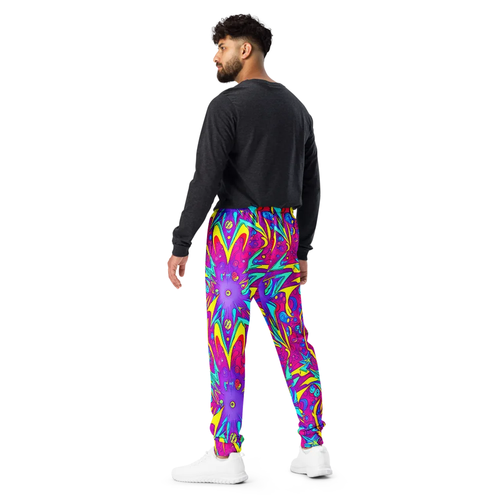 Nebula Radiance on Men's Joggers — Back