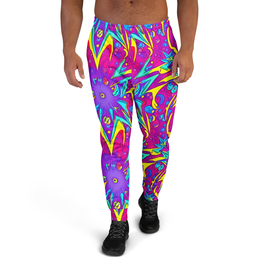Nebula Radiance on Men's Joggers — Front