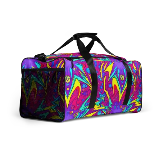 Nebula Radiance on a Duffle Bag
