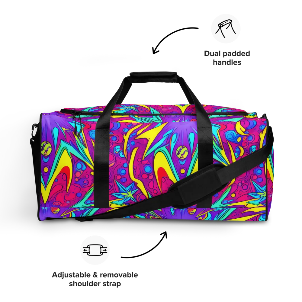 Nebula Radiance on Duffle Bag — Front