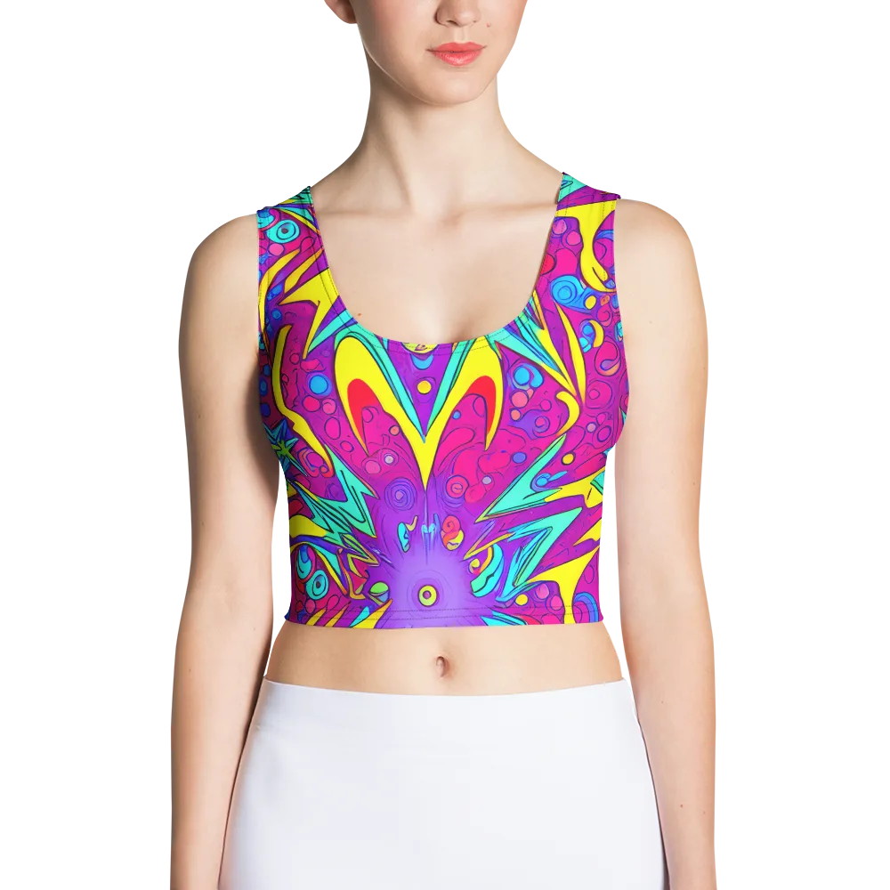 Nebula Radiance on Crop Top — Front