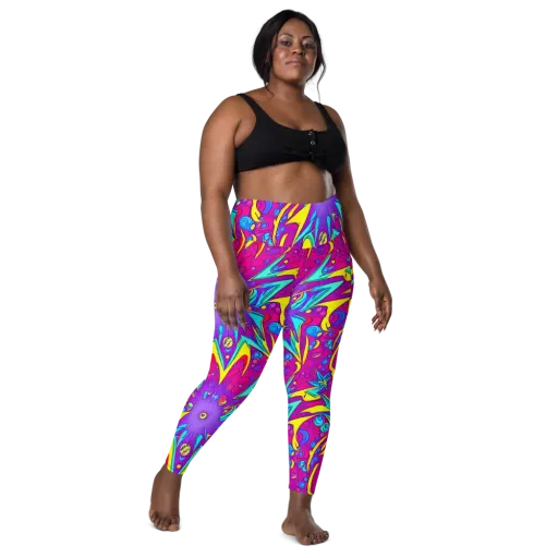 Nebula Radiance on a Leggings with Pockets