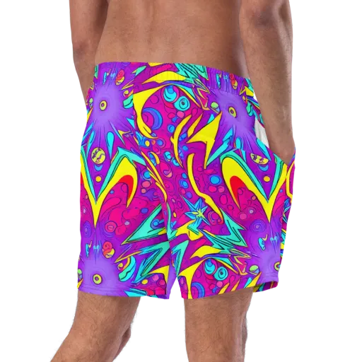 Nebula Radiance on a Swim Trunks