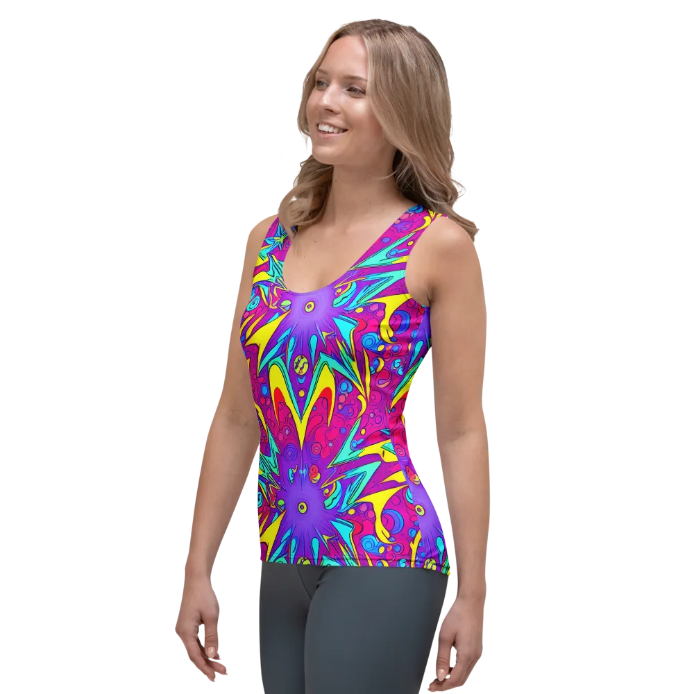 Nebula Radiance on Women's Tank Top — Left Front