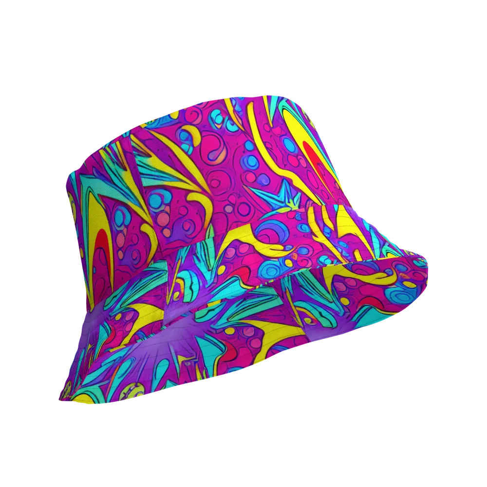 Nebula Radiance on Reversible Bucket Hat — Product details Outside