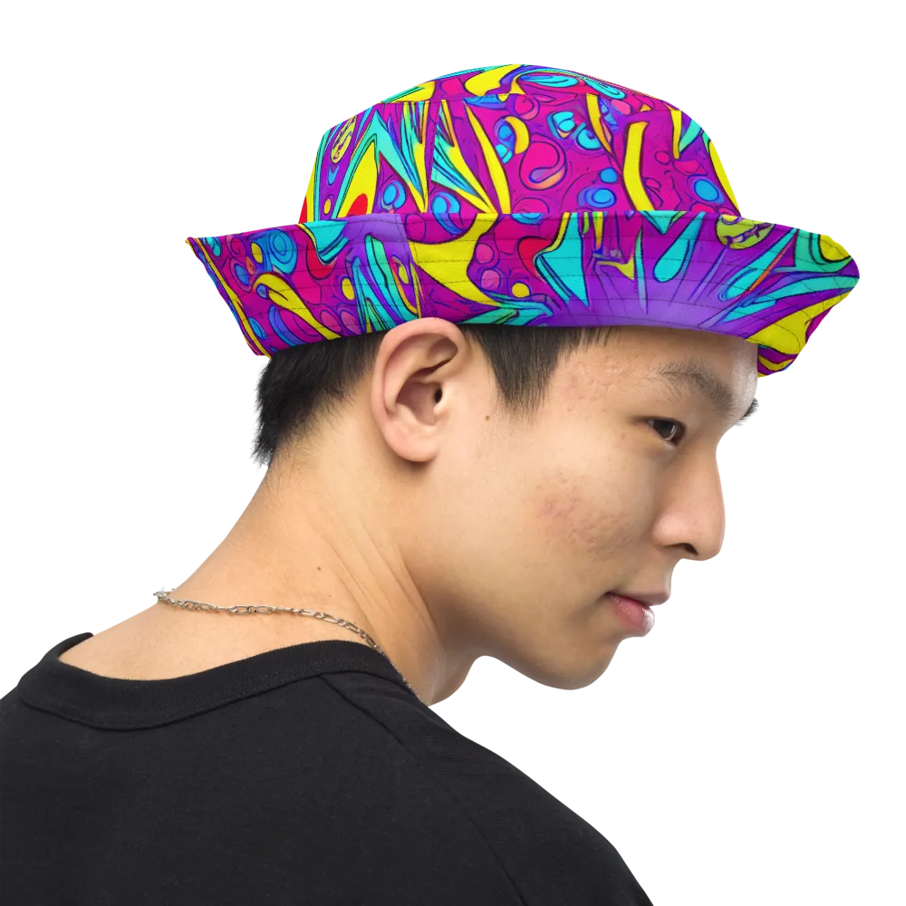 Nebula Radiance on Reversible Bucket Hat — Right Outside