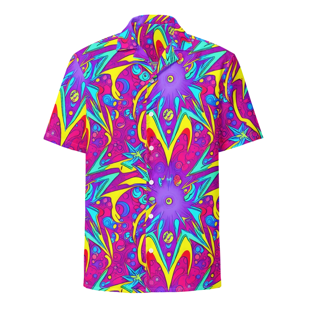 Nebula Radiance on Button Shirt — Front