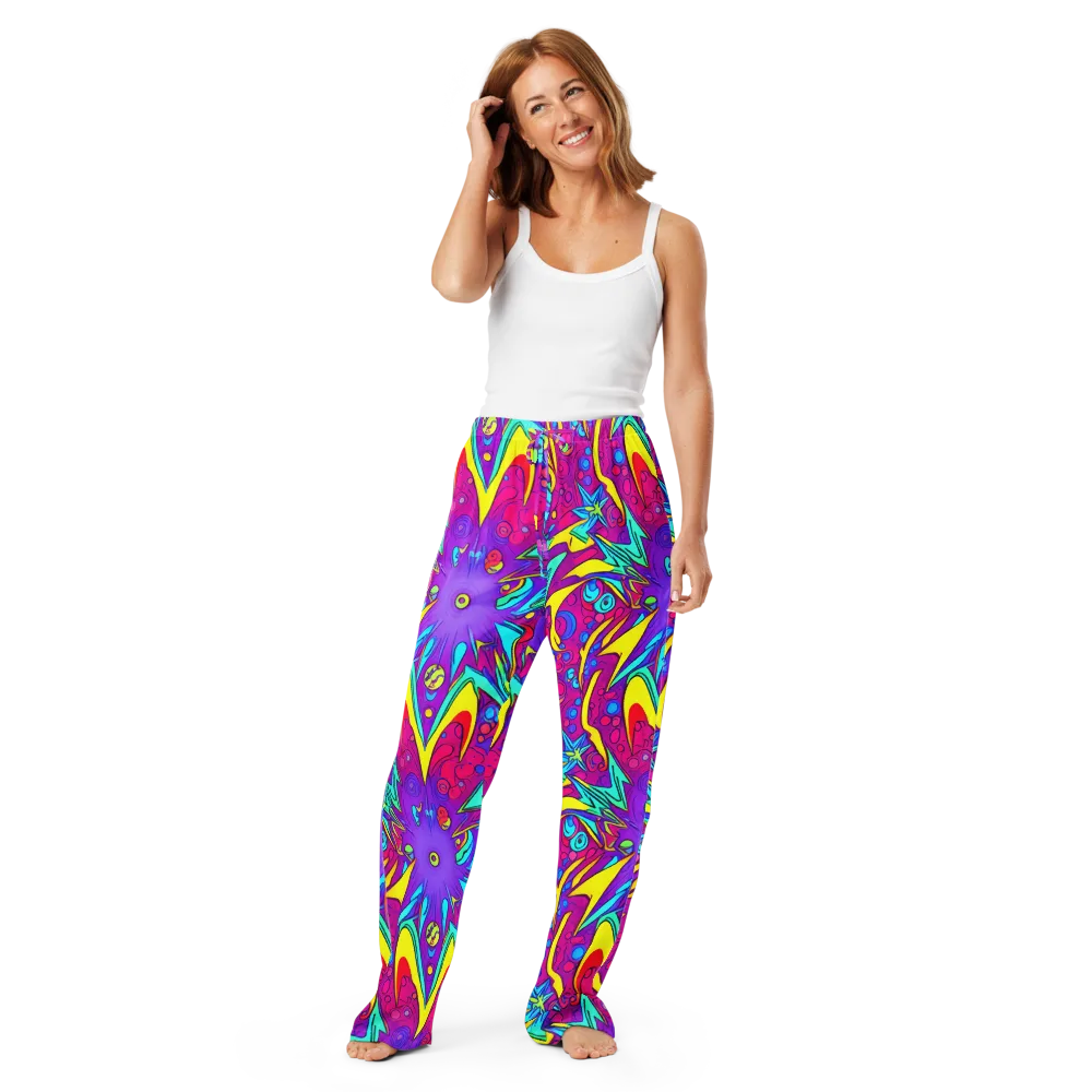 Nebula Radiance on Women's Pajama Pants — Front