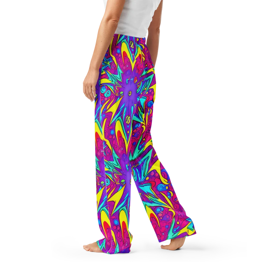 Nebula Radiance on Women's Pajama Pants — Left