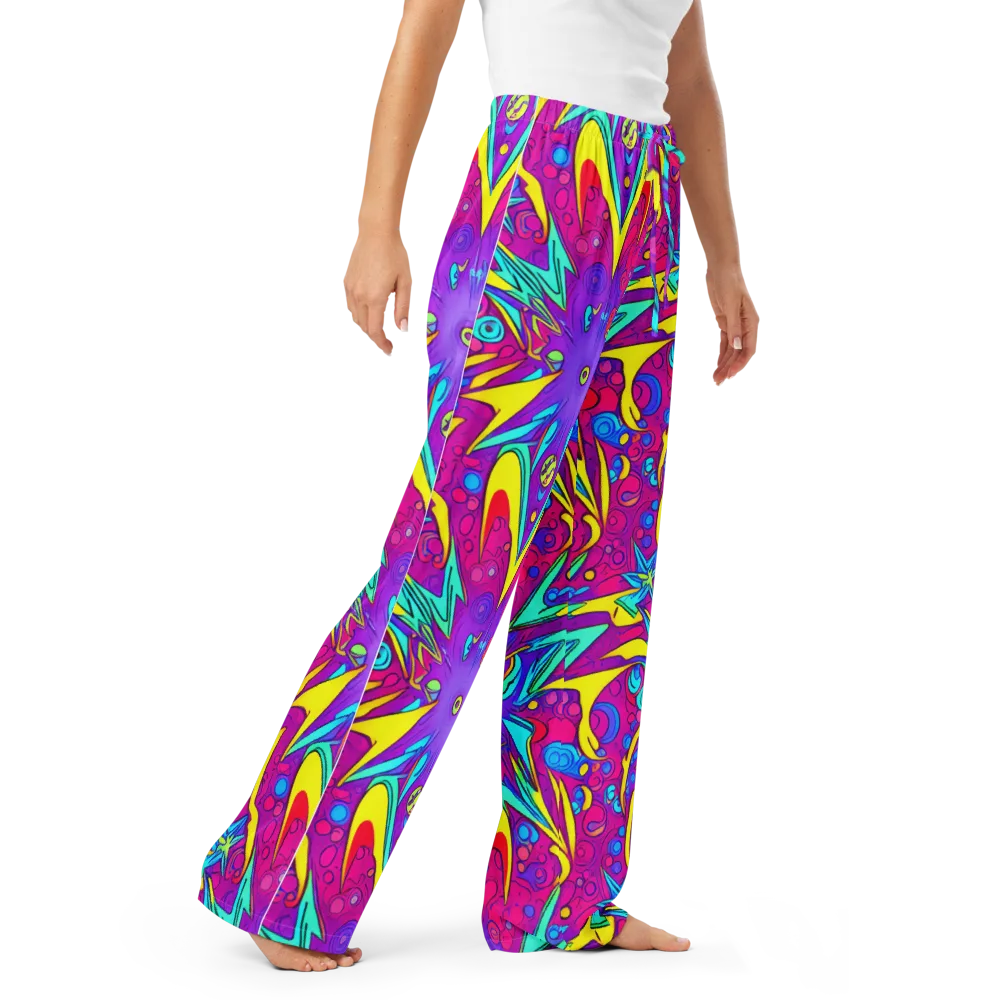 Nebula Radiance on Women's Pajama Pants — Right Front