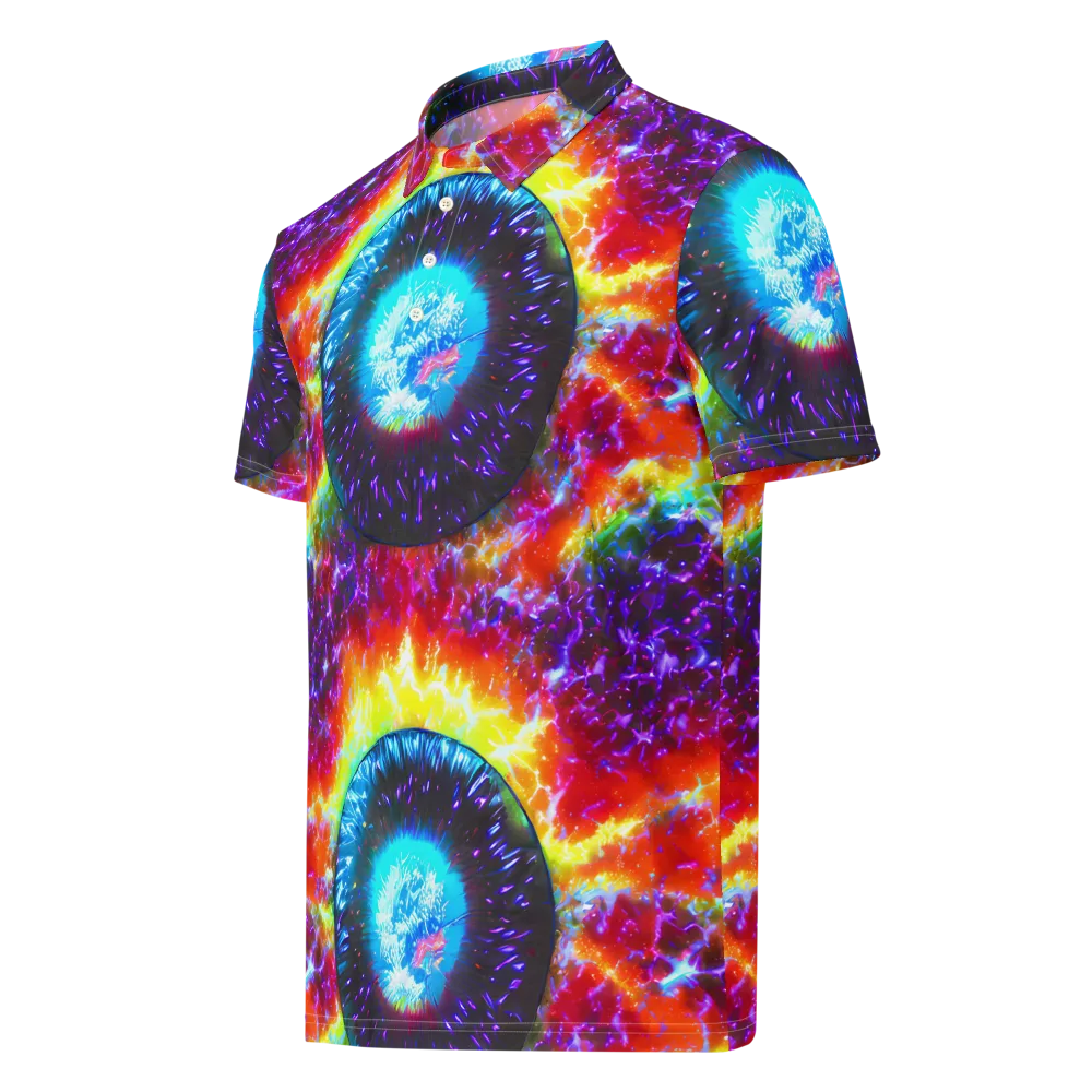 Vriesian Vortex on Men's Slim Fit Polo Shirt — Left Front
