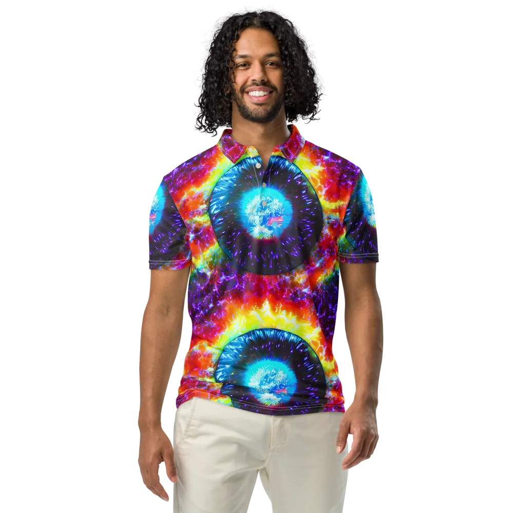 Vriesian Vortex on Men's Slim Fit Polo Shirt — Front