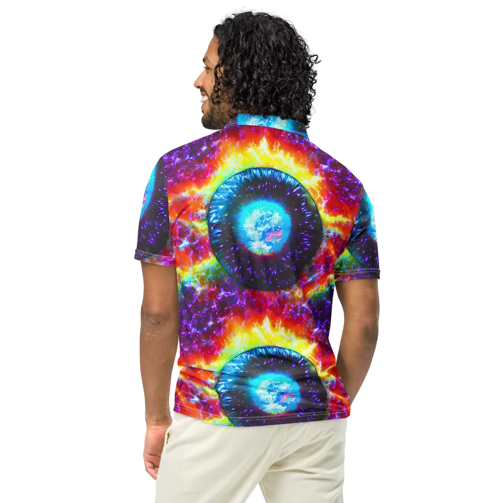 Vriesian Vortex on Men's Slim Fit Polo Shirt — Back