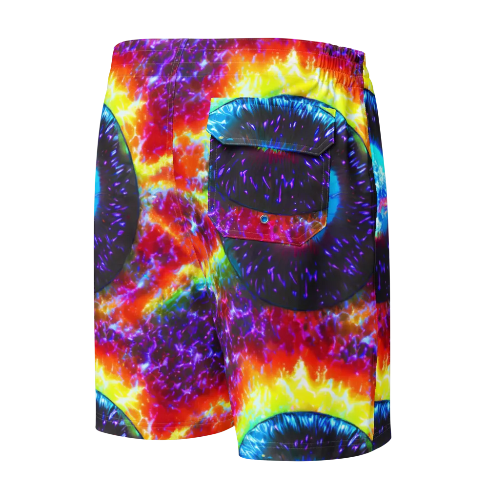Vriesian Vortex on Men's Board Shorts — Back