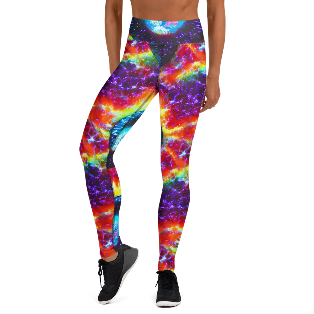 Vriesian Vortex on Yoga Leggings — Front