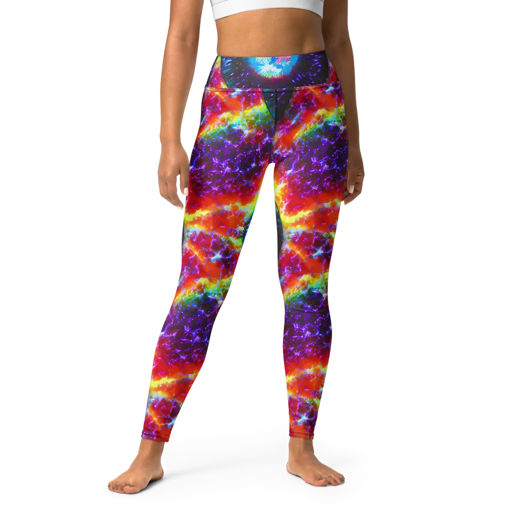 Vriesian Vortex on Yoga Leggings — Front