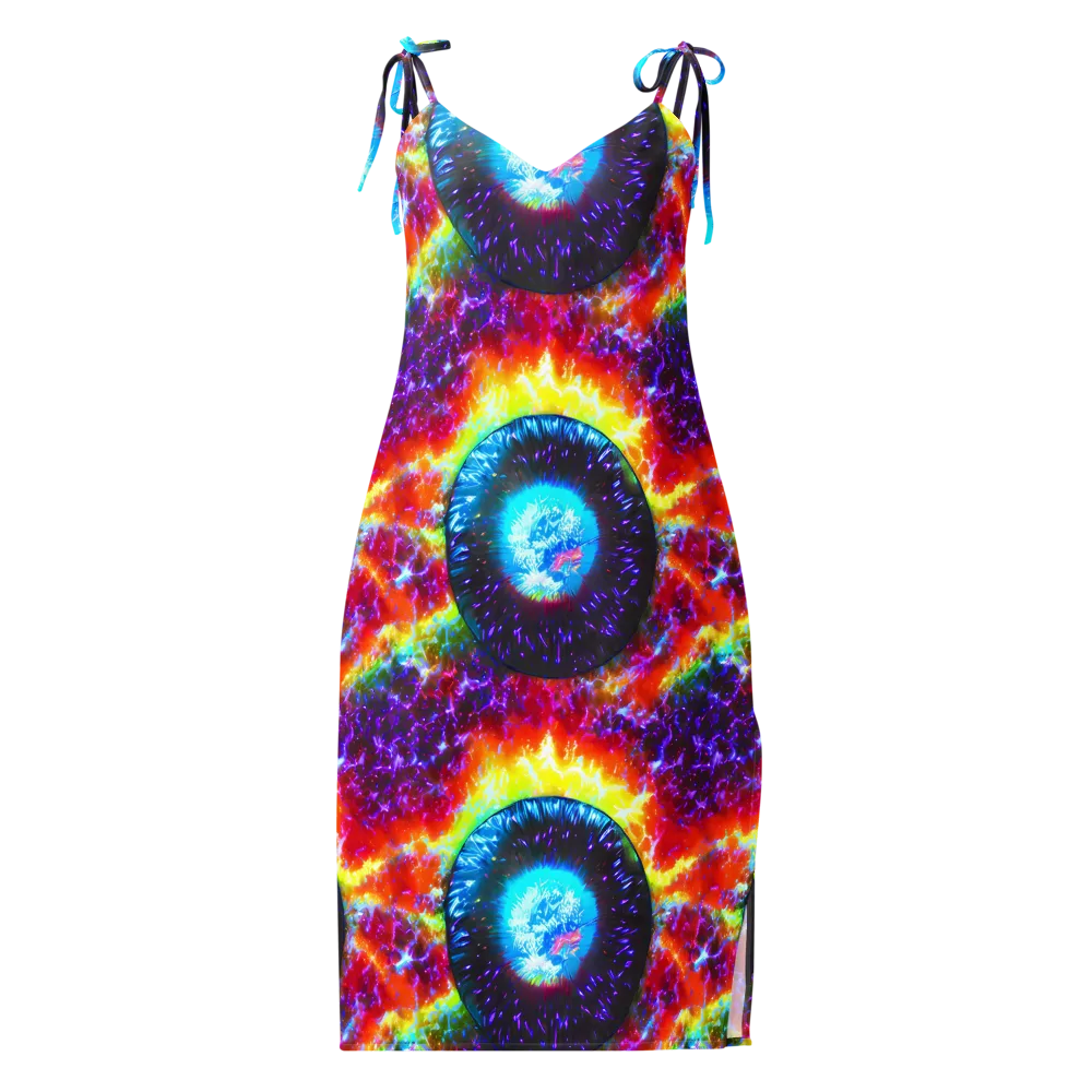Vriesian Vortex on Slip Dress — Front