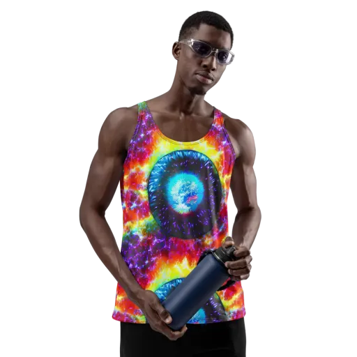 Vriesian Vortex on a Men's Tank Top