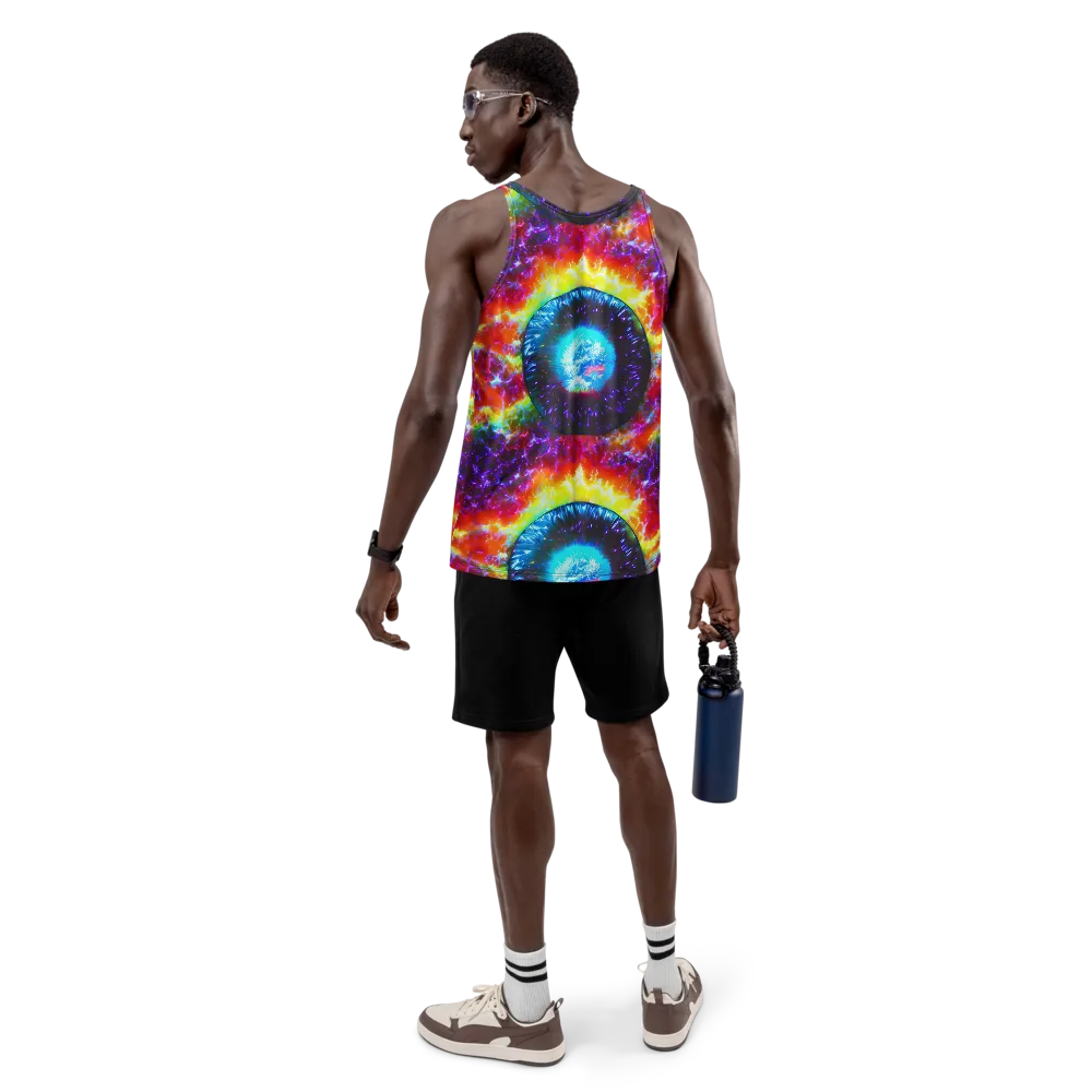 Vriesian Vortex on Men's Tank Top — Back