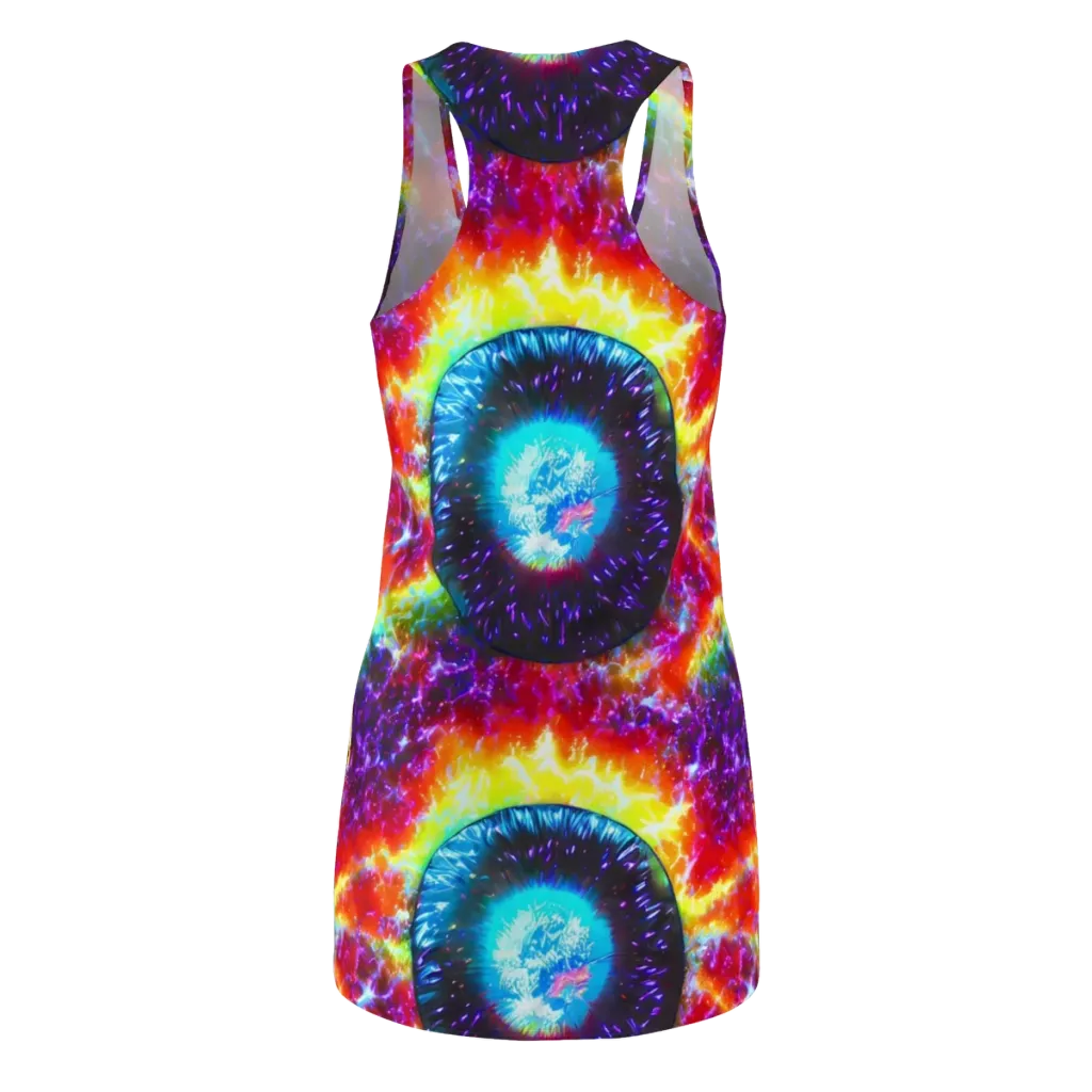 Vriesian Vortex on Racerback Dress — Back
