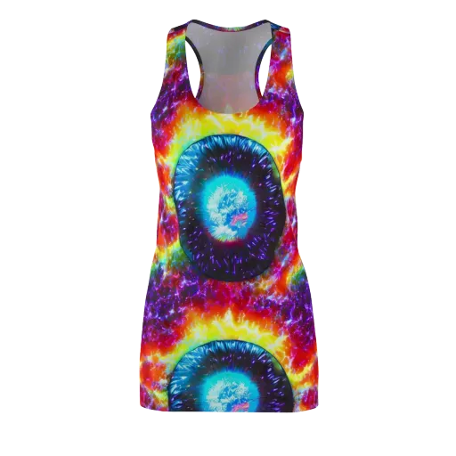 Vriesian Vortex on a Racerback Dress