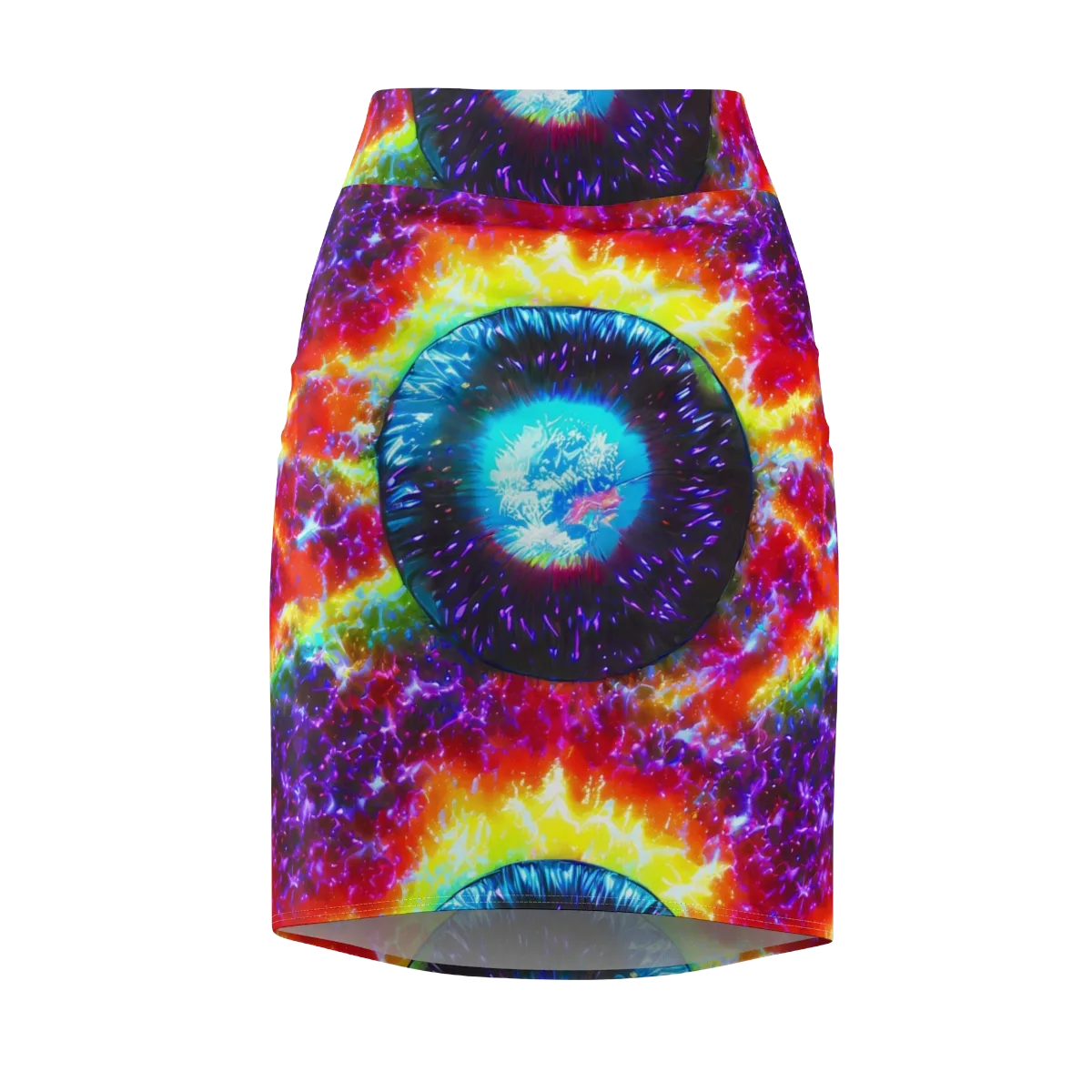 Vriesian Vortex on Pencil Skirt — Front